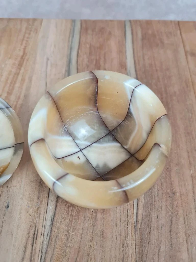 Caixa decorativa pequena em pedra - forma de maçã vintage – photo 7